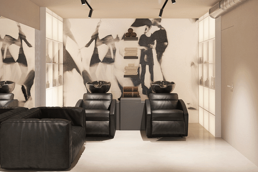 Salon For Men Of The “Family Club” Network